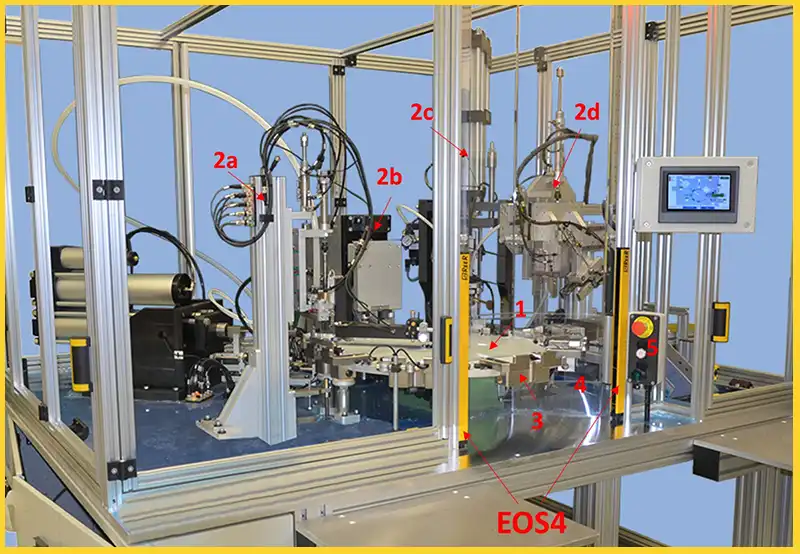 improve safety with reer spa solutions in assembly machine with rotary table